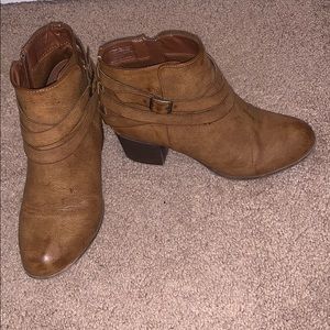 Brown booties